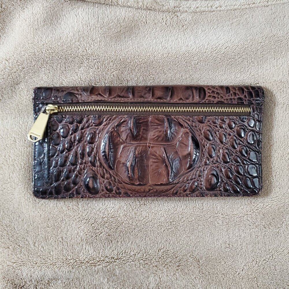 Brahmin Ady Bifold Wallet Cocoa Shadow Melbourne … - image 3